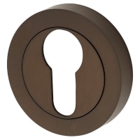 Jedo by Frelan Escutcheon - 50mm Diameter - Euro - Dark Bronze