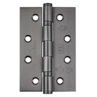 Eclipse Ball Bearing Grade 7 Butt Fire Door Hinge - 102 x 67 x 2mm - Dark Bronze - Pair