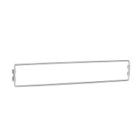 elfa Top Track System - Double Storage Hanging Rail - 598mm Length - Platinum