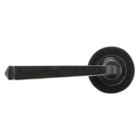 From The Anvil External Beeswax Door Handles on Round Rose - Avon Range
