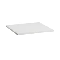 elfa Top Track System - Click In White Edged Melamine Board/Shelf - 449 x 424 x 20mm - White