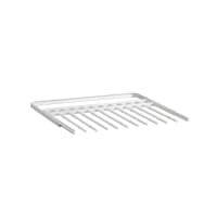 elfa Top Track System - Click In Gliding Trouser Rack - 605 x 430 x 25mm - White