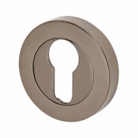Excel Escutcheon - 52mm Diameter - Euro - Black Nickel