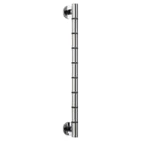 Croydex 32mm Grab 'n' Grip Non Slip Grab Rail - 680mm Length - Polished Chrome