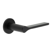 CRES by Frelan Black Unsprung Fire Rated Door Handles on Round rose - CR-105 Range