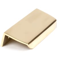 From The Anvil Moore Edge Cabinet Pull Handle - 70mm Centres - Polished Brass