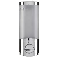 Croydex Euro Wall Mounted Soap Dispenser - 80 x 80 x 200mm - Chrome