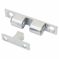 Veel-2 Double Ball Roller Catch - 70 x 12 x 16mm - Polished Chrome - Pack of 5