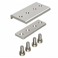 Klug Joining Kit for Double Doors - Satin Silver