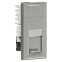 Knightsbridge CAT6 Euro Module - Unshielded - Grey