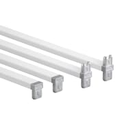 elfa Drawer Basket Tower - T & L Crossbars - 550mm Width - White - Pair