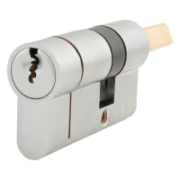 Eclipse Anti-Ligature Barricade 6 Pin Euro Single Cylinder - Satin Nickel - Master Keyed