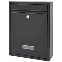 Burg Wachter Trent Mailbox - 260 x 340 x 88mm - Black