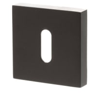 Atlantic Status Square Escutcheon - 51 x 51mm - Keyhole - Urban Dark Bronze - Pair
