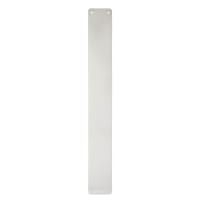 Touchpoint Aluminium Plain Finger Plate - 600 x 75 x 3mm - Satin Anodised
