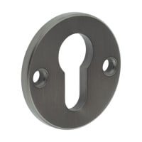 CRES by Frelan Face Fix Security Escutcheon - 52mm Diameter - Euro - Dark Bronze