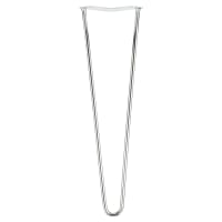 Altro Hairpin Leg - 2 Pin - 400mm Height - Chrome - pair