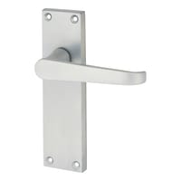 Touchpoint Satin Chrome Budget Straight Latch Door Handles Pack - Mia Range