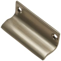 Altro Five Finger Sash Window Finger Lift - 63 x 23mm - Satin Nickel