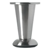 Rothley Designer Adjustable Cabinet Furniture Leg - 103-113mm - Brushed Nickel