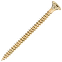 SiDAX General Purpose Pozi Countersunk Chipboard Wood Screws - 5.0 x 70mm - Yellow Zinc - Pk of 200