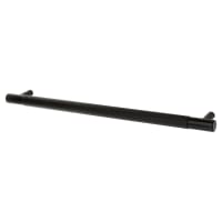 Alexander & Wilks Brunel 13mm Knurled T-Bar Cabinet Pull Handle - 224mm Centres - Matt Black