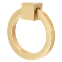 Heritage Brass by M Marcus Ring Cabinet Drop Handle - 50mm Diameter - Satin Brass