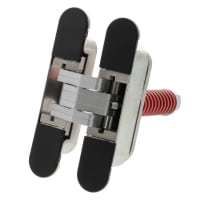 Atlantic AGB Eclipse Self-Close Adjustable Concealed Hinge - 115 x 23mm - Matt Black