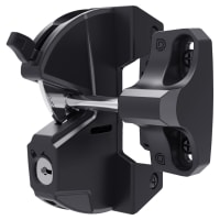 D&D Lokklatch Locking Gate Latch - 115 x 28mm - Black