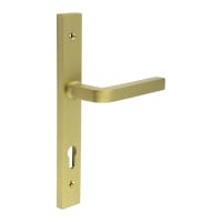CRES by Frelan Satin Brass uPVC Multipoint Door Handles - 92mm c/c - CR-104 Range