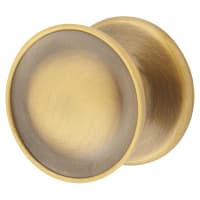 Heritage Brass by M Marcus Surrey Round Cabinet Knob - 32mm Diameter - Antique Brass
