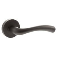 Atlantic Status Texas Door Handle on Rose - Urban Dark Bronze
