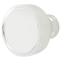 Heritage Brass by M Marcus Florence Round Cabinet Knob - 32mm Diameter - Polished Chrome