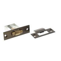 Atlantic Heavy Duty Adjustable Roller Catch - 22 x 76mm Faceplate - Urban Dark Bronze