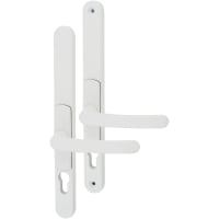 VERSA uPVC Adjustable Multipoint Door Handle - 260mm Bolt c/c - 62-95mm c/c - White