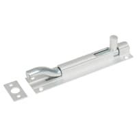 Touchpoint Brushed Aluminium Necked Barrel Bolt - 152 x 25mm