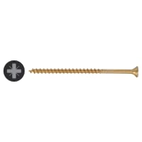 SPAX Yellox Pozi Countersunk Wood Screws - 5.0 x 90mm - Yellow Zinc - Pack of 100