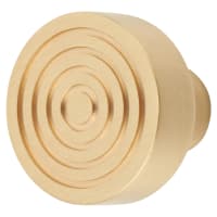 Frelan Hoxton Murray Round Cabinet Knob - 30mm Diameter - Satin Brass