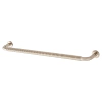 Altro Crewe 10mm Reeded D-Bar Cabinet Pull Handle - 224mm Centres - Satin Nickel