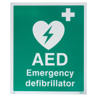 Altro AED Sign - 297 x 420mm - Rigid Plastic