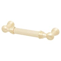 Altro Whitby Lines 10mm T-Bar Cabinet Pull Handle - 96mm Centres - Satin Brass