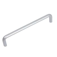Touchpoint 10mm D-Bar Cabinet Pull Handle - 152mm Centres - Satin Aluminium