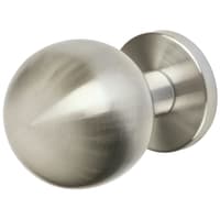 Steelworx Satin Stainless Steel Mortice Door Knob - 50mm Rose Diameter