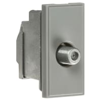 Knightsbridge Female F type Satellite Euro Module - Grey