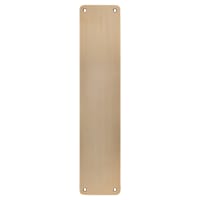 Altro Stainless Steel Finger Plate - 350 x 75 x 1.2mm - Antique Brass