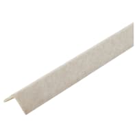 Rothley 2000mm Plastic Angle - Equal Sided - 20 x 20 x 1mm - Light Granite