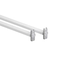 elfa Drawer Basket Tower - Top Only Crossbars - 550mm Width - White - Pair