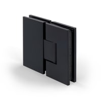 Bohle Bilbao Select Glass to Glass Shower Hinge - 180° - 8-12mm Glass - Matt Black