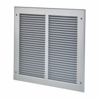 Lorient Vent Cover Grille - 295 x 295mm to suit Transfer Vent 250 x 250mm - Silver