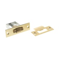 Atlantic Heavy Duty Adjustable Roller Catch - 22 x 76mm Faceplate - Satin Brass